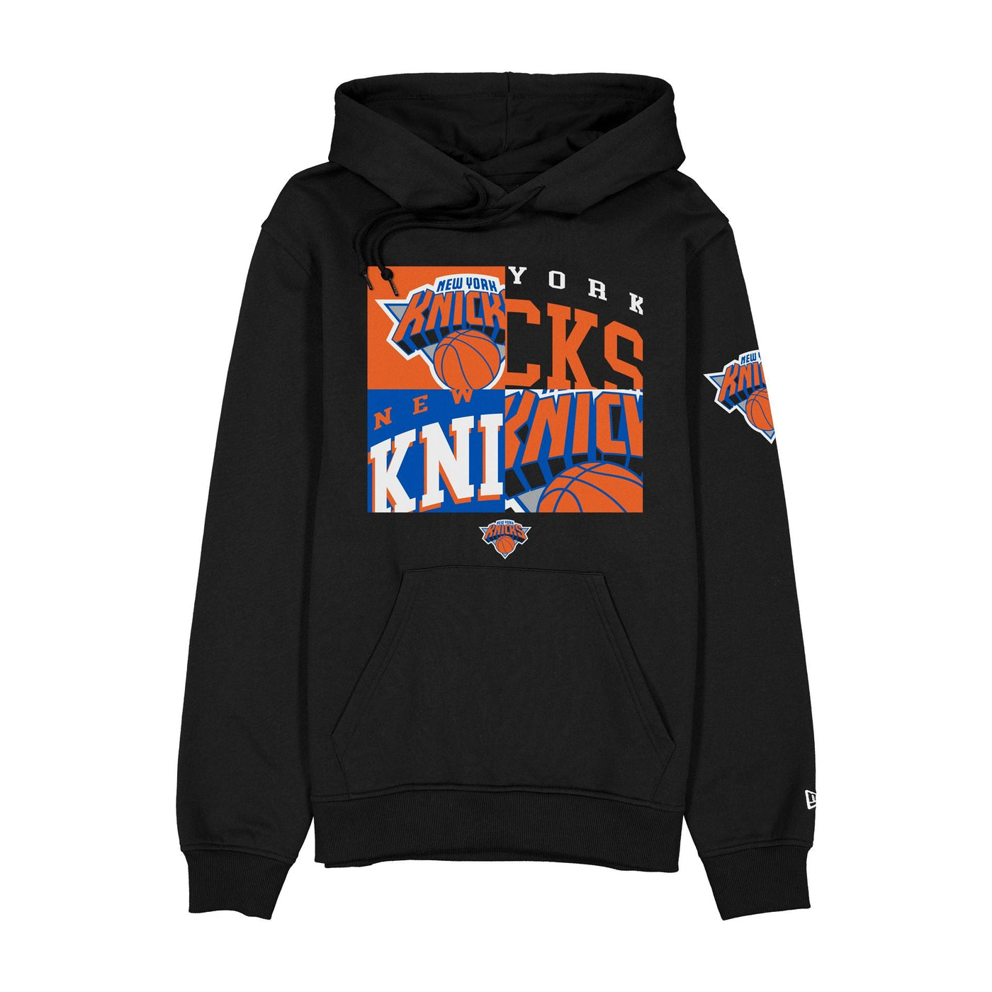 New York Knicks Hardwood Classics 2000s Multi Logos Hoodie