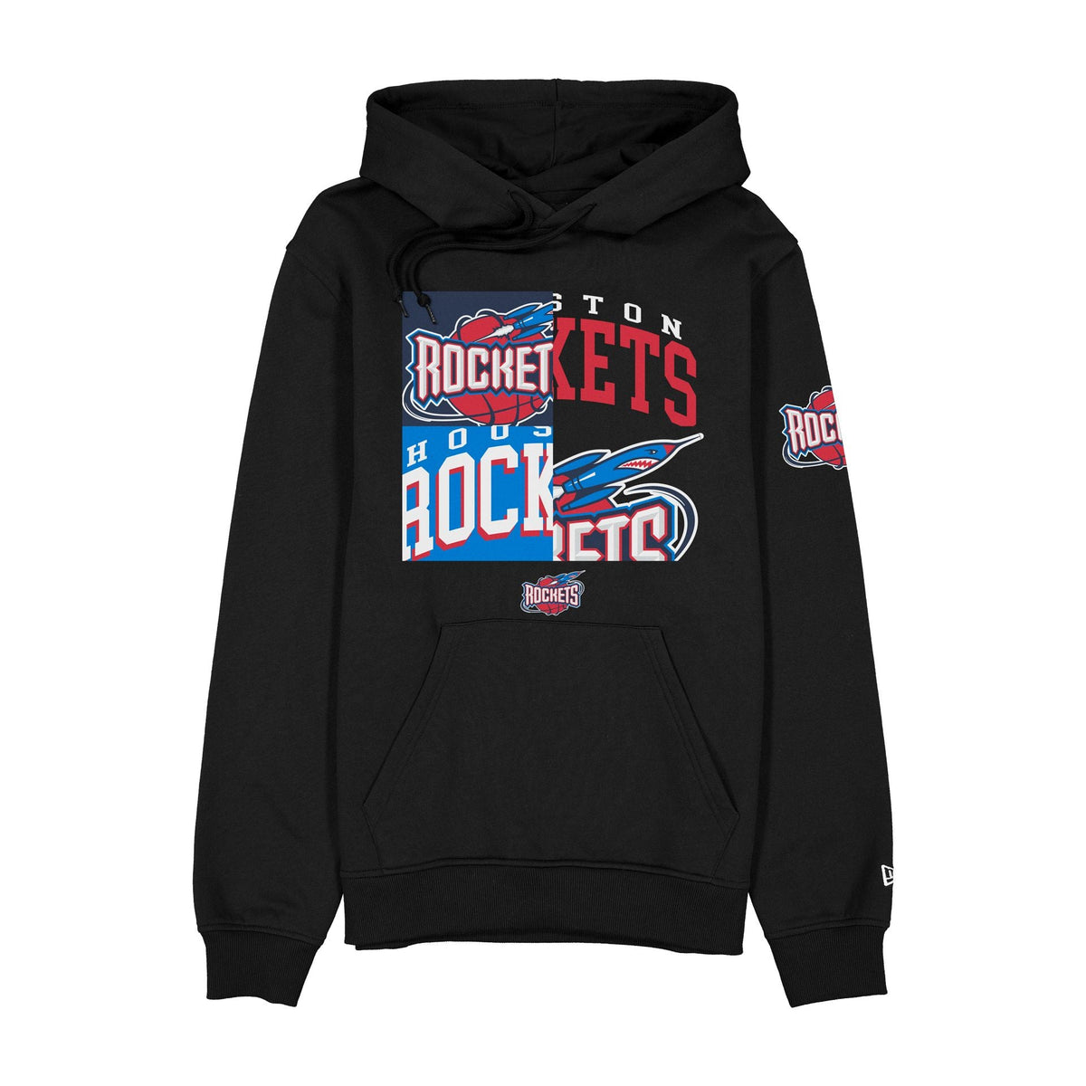 Houston Rockets Hardwood Classics 2000s Multi Logos Hoodie