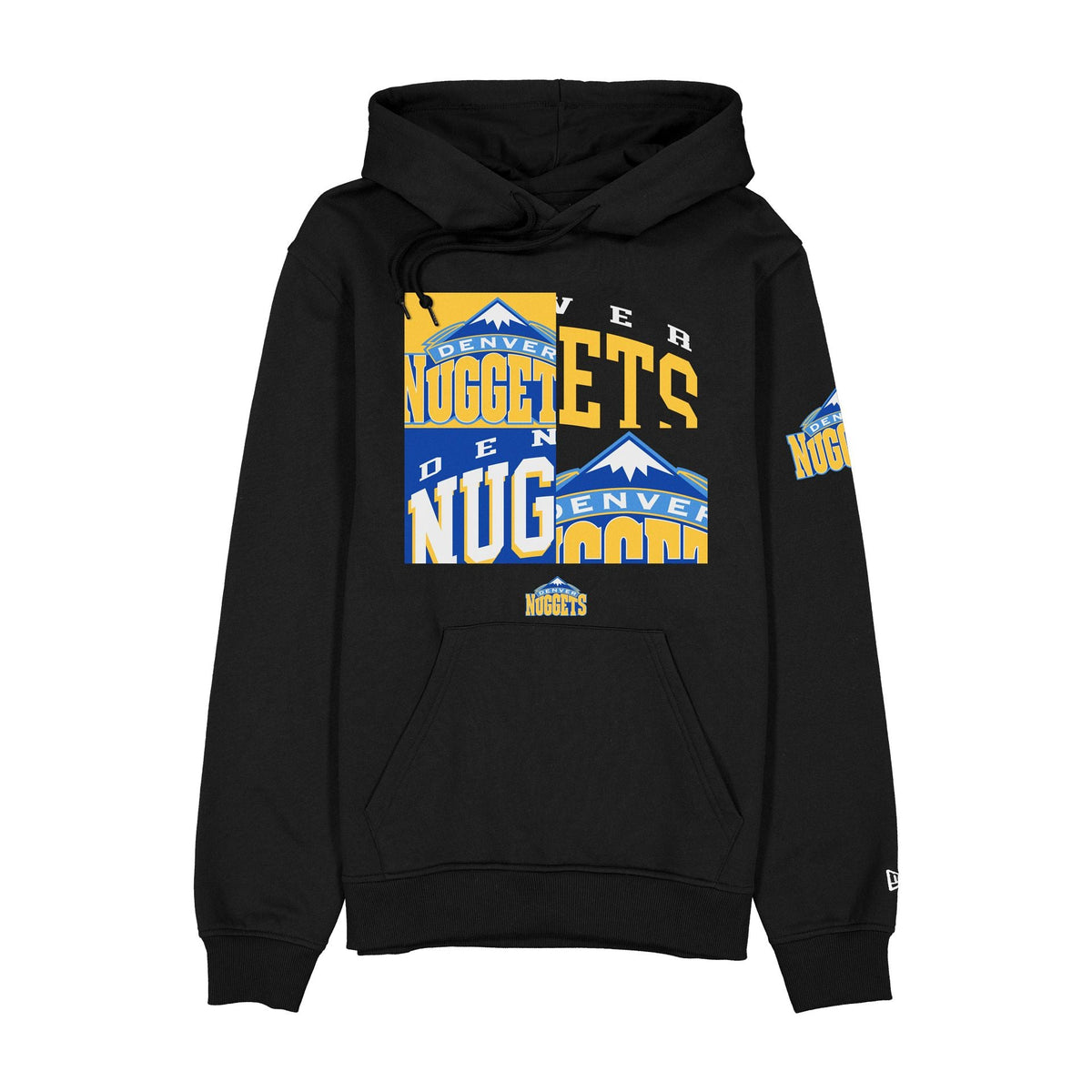 Denver Nuggets Hardwood Classics 2000s Multi Logos Hoodie