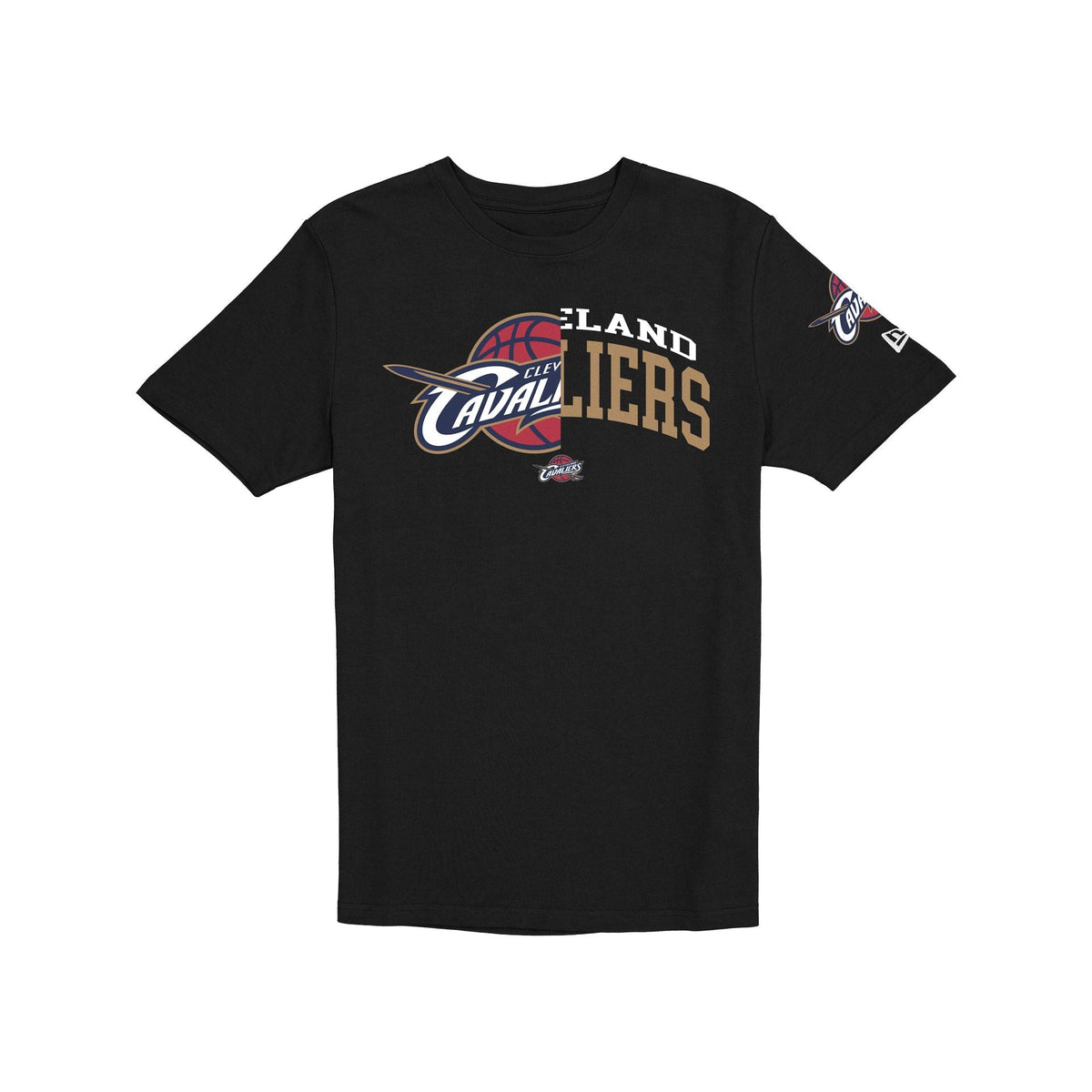 Cleveland Cavaliers Hardwood Classics 2000s Multi Logos T-Shirt