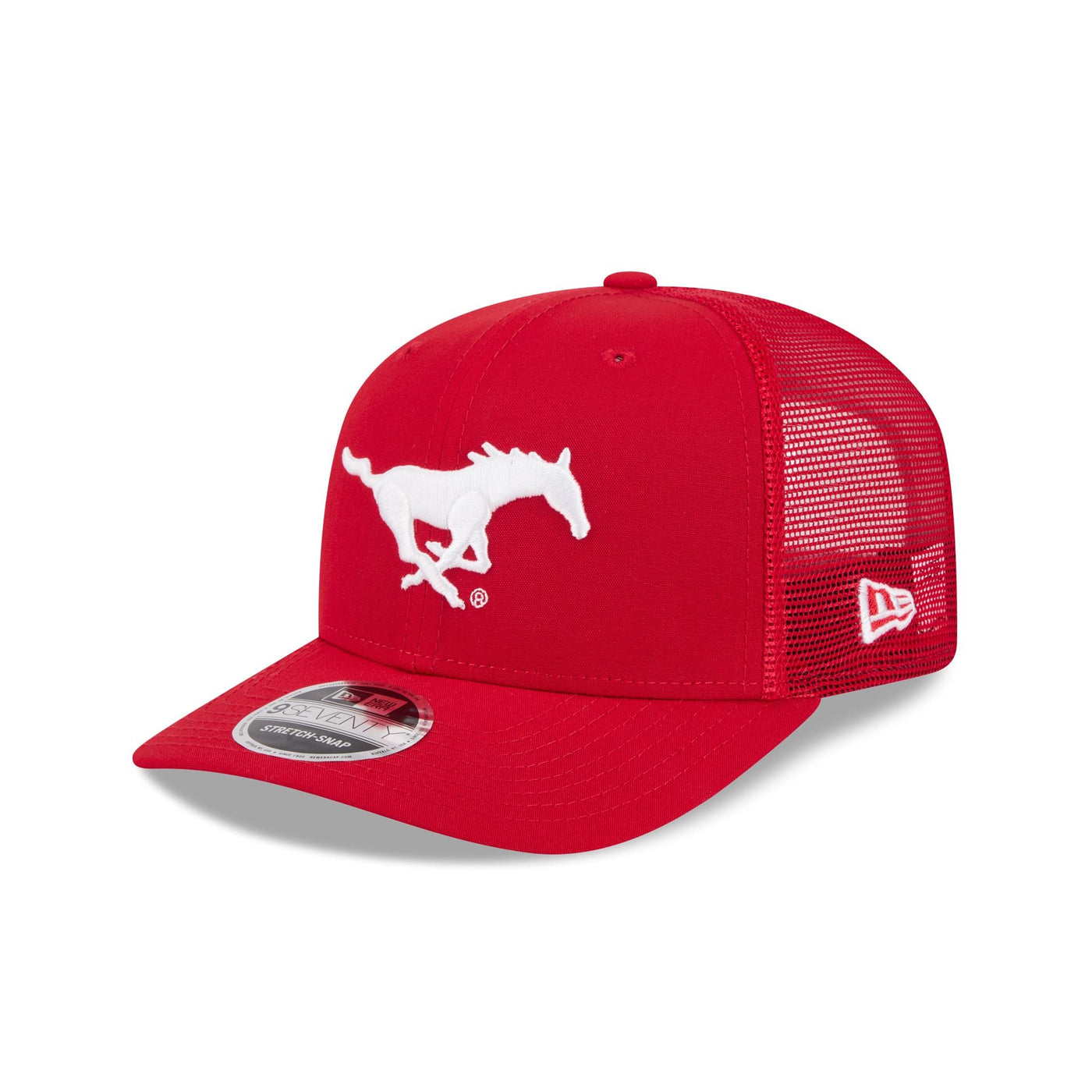Southern Methodist Mustangs Simple 9SEVENTY Trucker Hat
