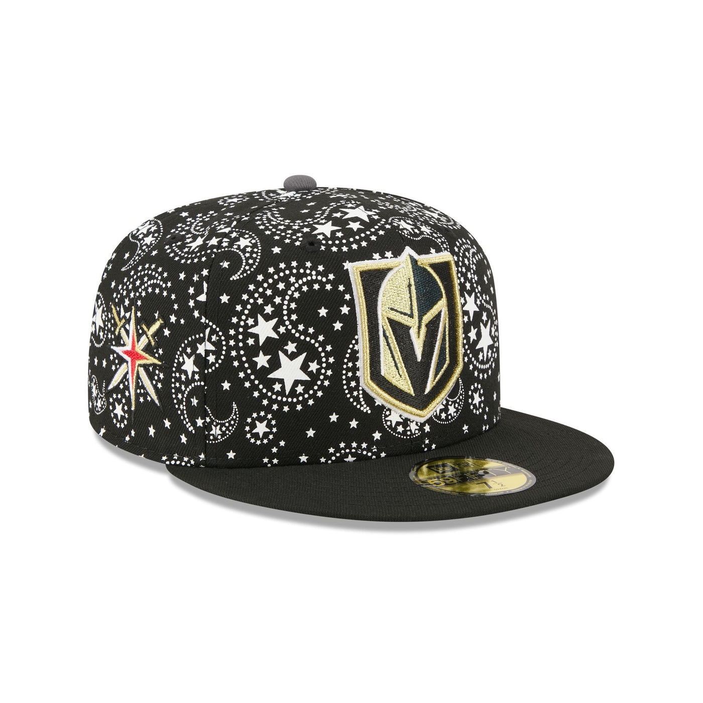 Vegas Golden Knights Star Studded 59FIFTY Fitted Hat