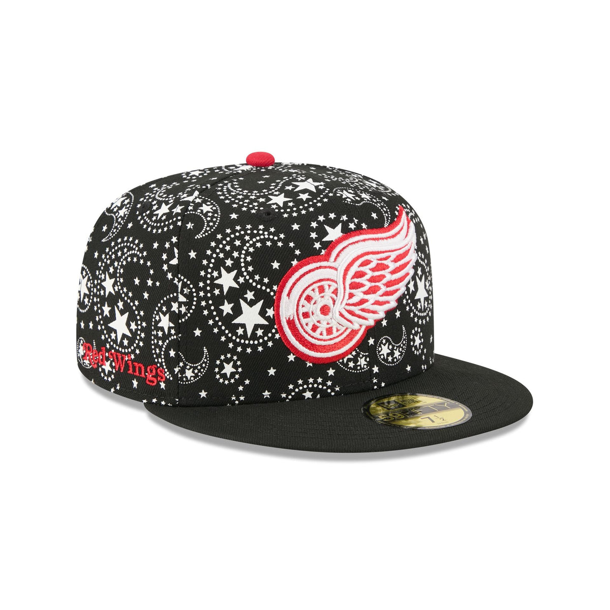 Detroit Red Wings Star Studded 59FIFTY Fitted Hat