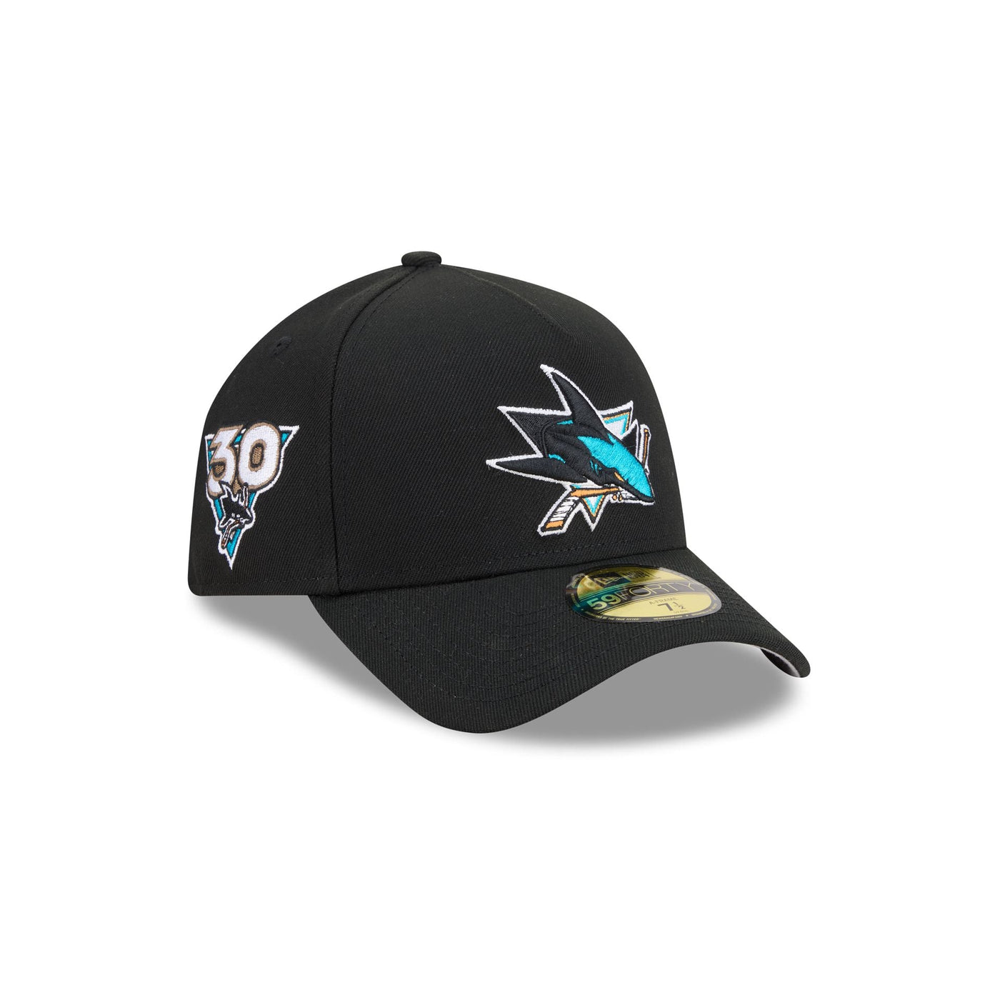 San Jose Sharks Team Side 59FORTY A-Frame Fitted Hat