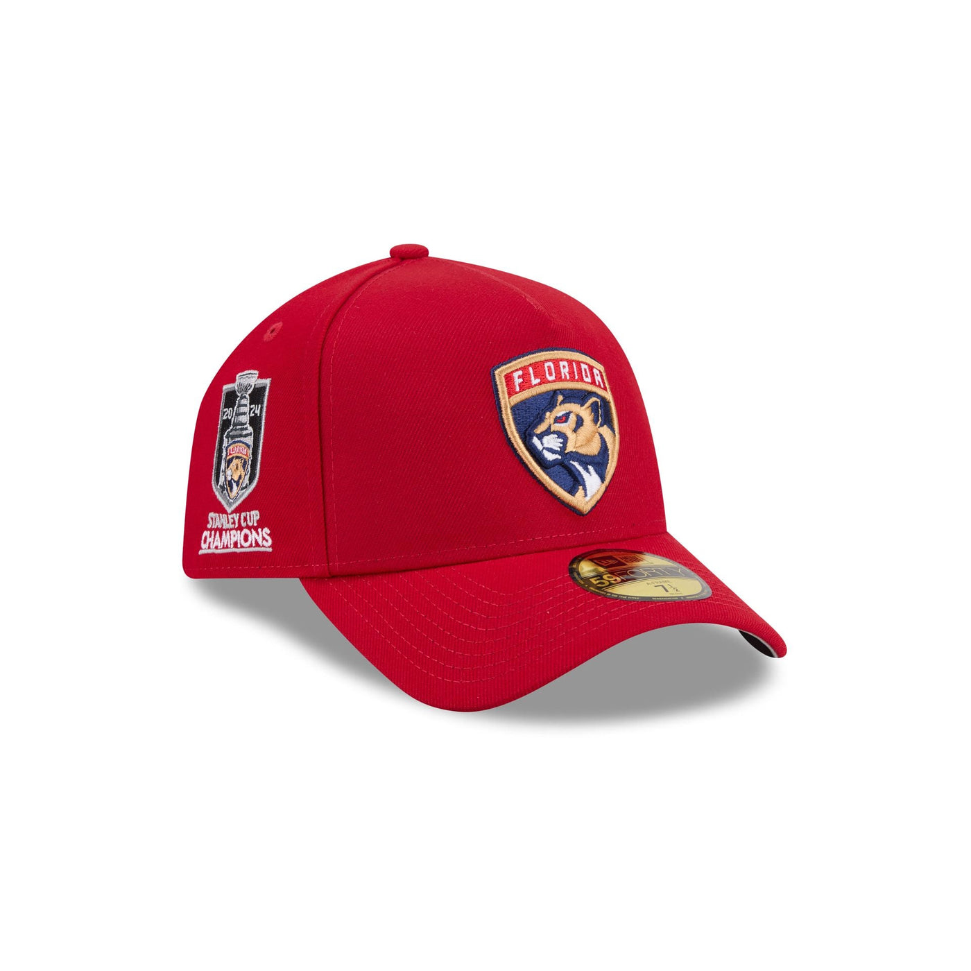 Florida Panthers Team Side 59FORTY A-Frame Fitted Hat