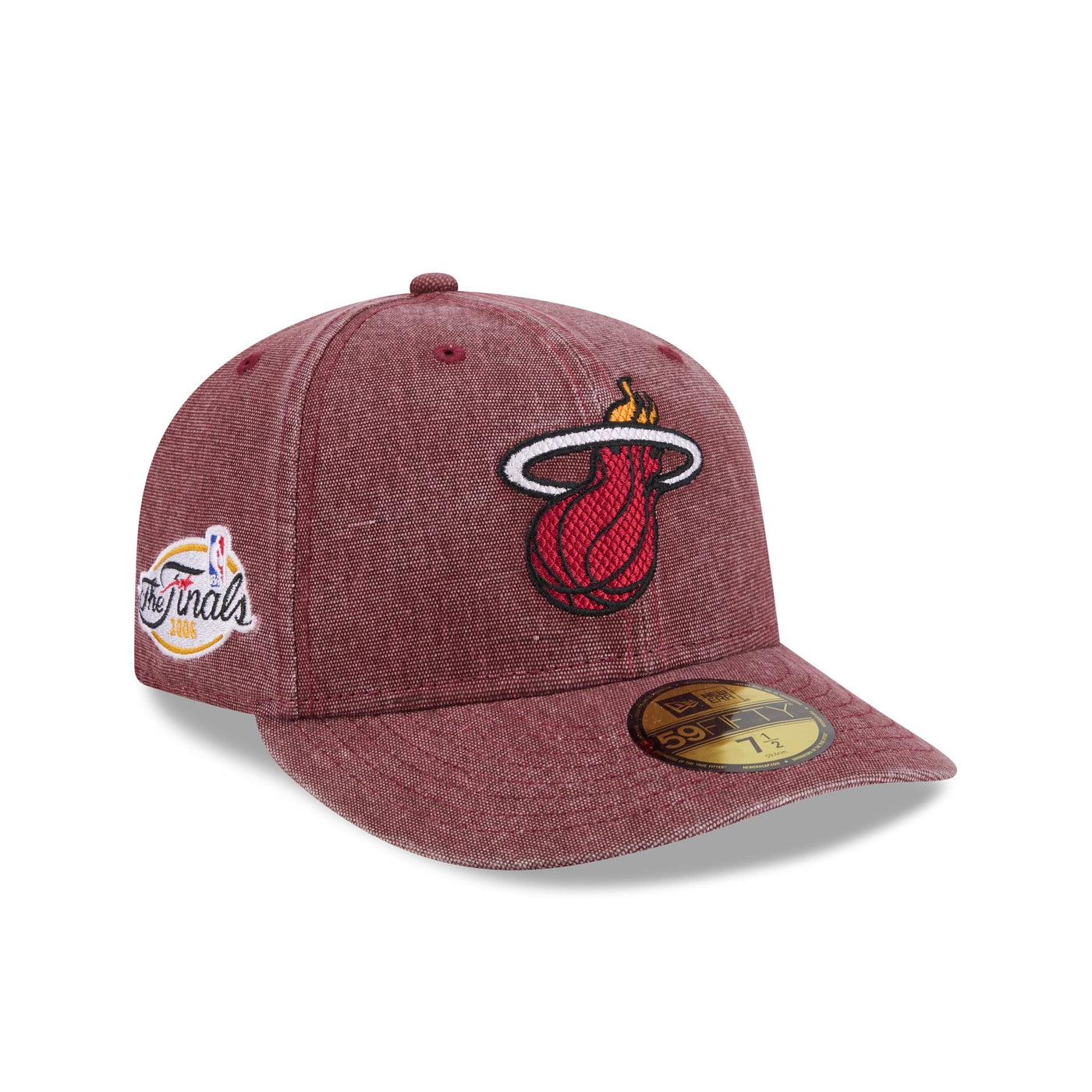 Miami Heat Hardwood Classics Diamond Stitch 59FIFTY Fitted Hat