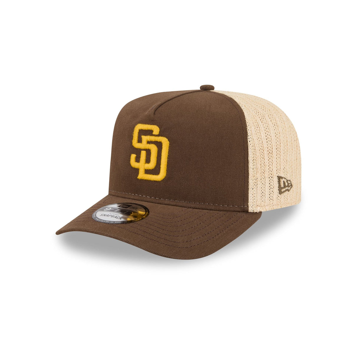 San Diego Padres Grained 9FIFTY A-Frame Snapback Hat