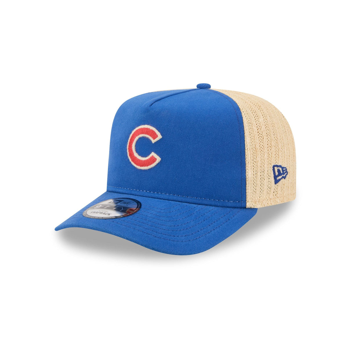 Chicago Cubs Grained 9FIFTY A-Frame Snapback Hat