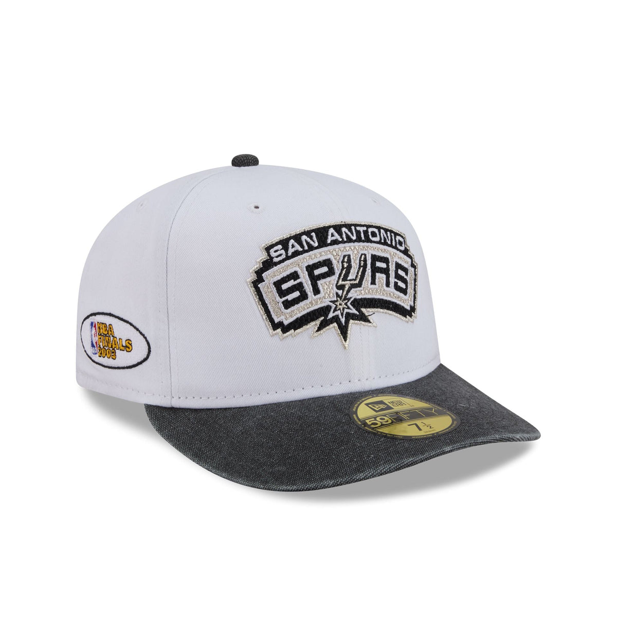 San Antonio Spurs Hardwood Classics Diamond Stitch White 59FIFTY Fitted Hat