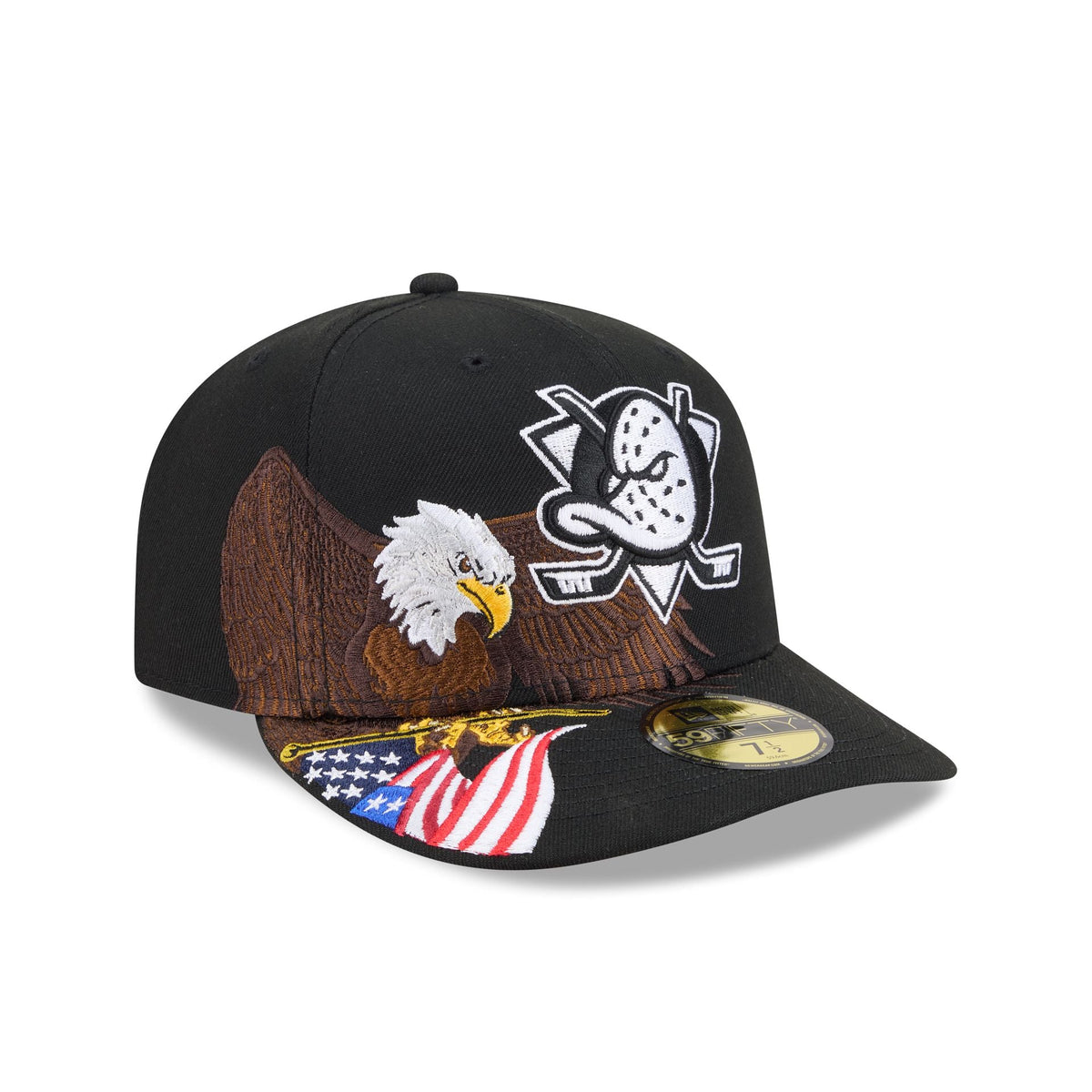 Anaheim Ducks Liberty Eagle 59FIFTY Fitted Hat