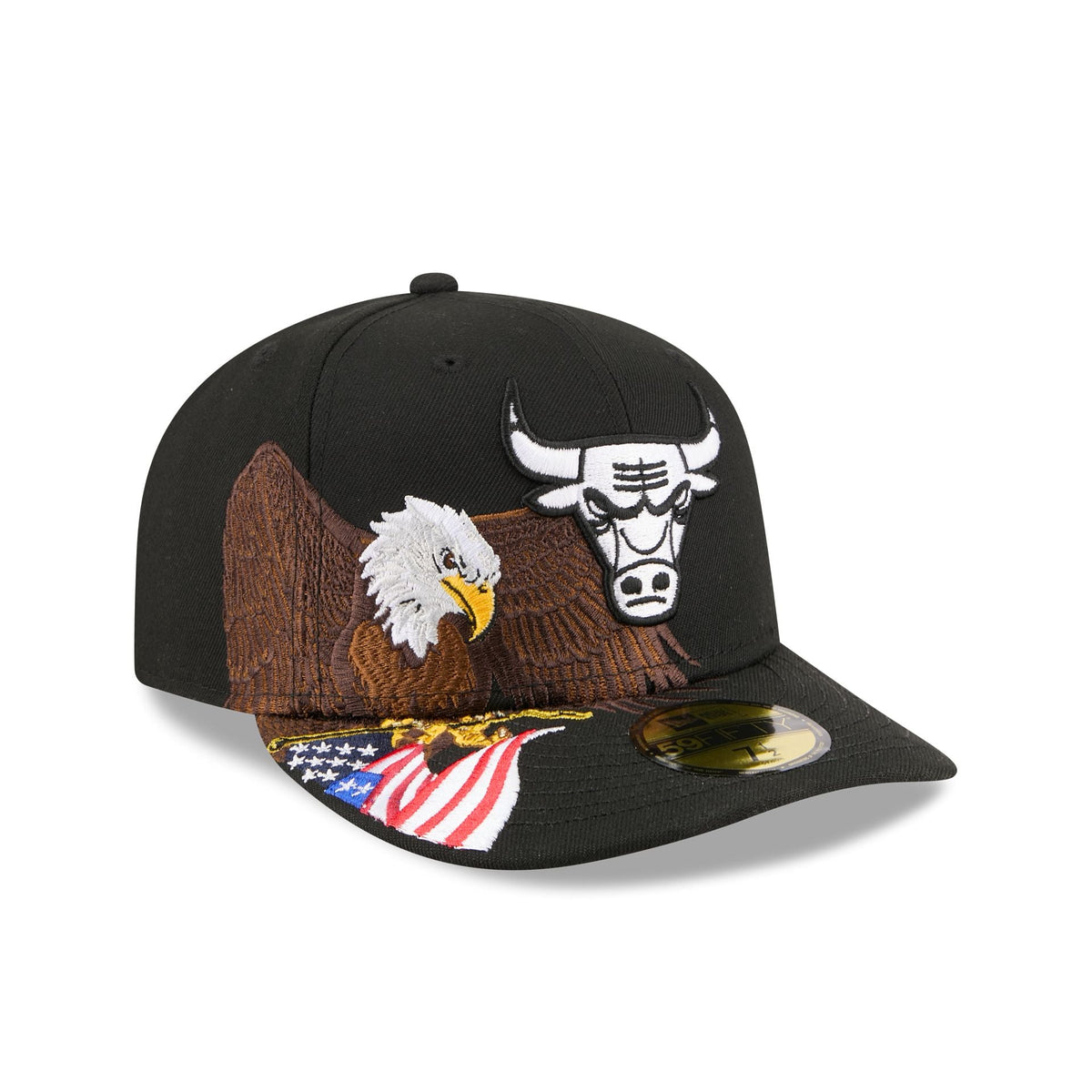 Chicago Bulls Liberty Eagle 59FIFTY Fitted Hat