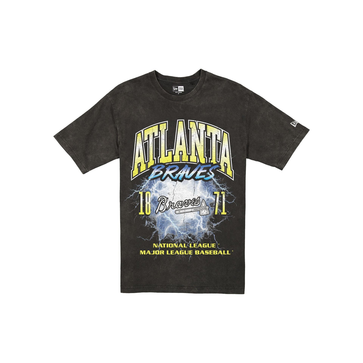 Atlanta Braves Lifestyle Graphics Storm Black T-Shirt