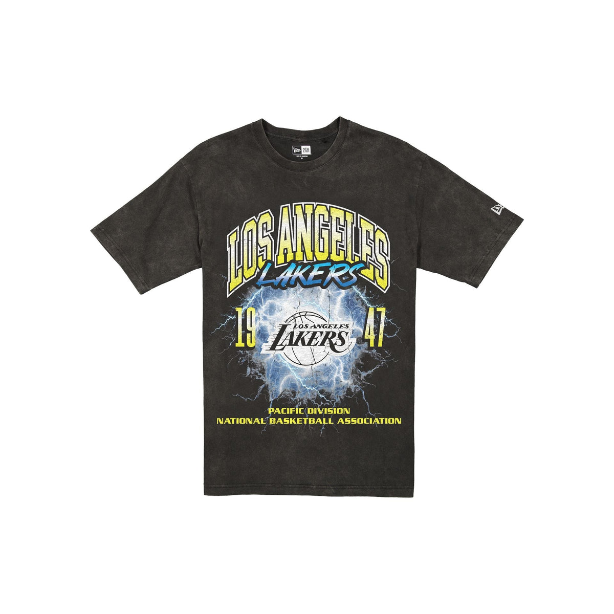 Los Angeles Lakers Lifestyle Graphics Storm Black T-Shirt