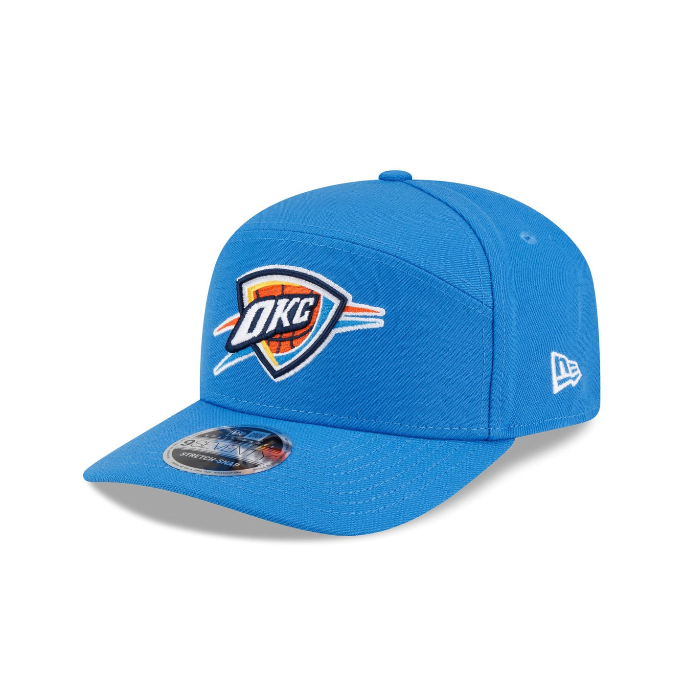 Oklahoma City Thunder Poly Split Panel 9SEVENTY Stretch-Snap Hat