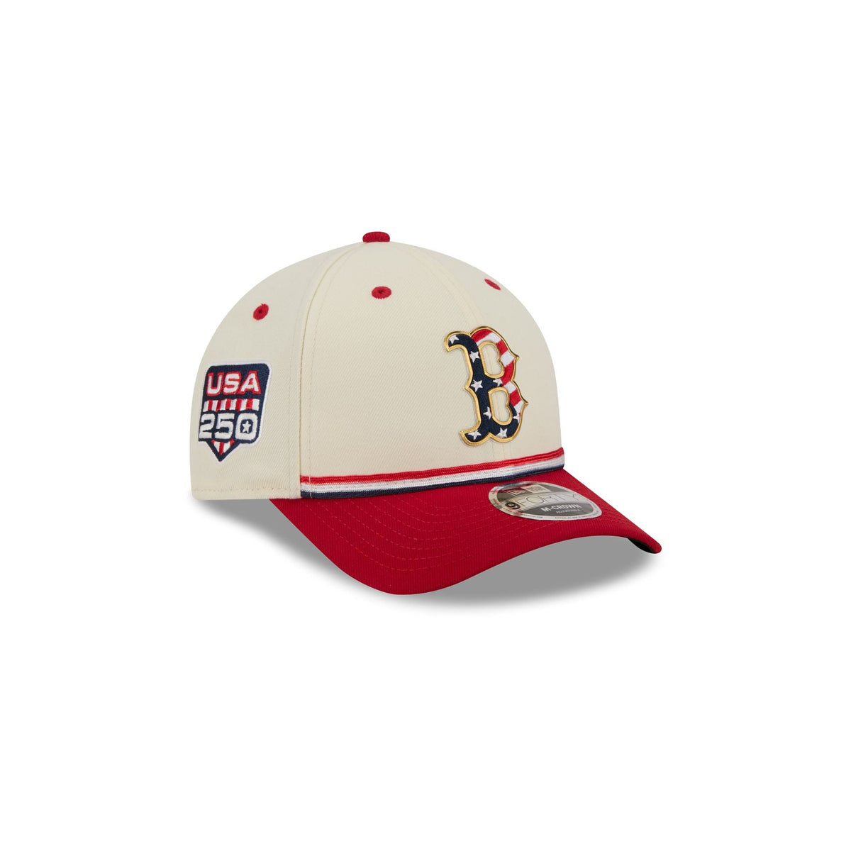 Boston Red Sox Independence Day 2026 Kids 9FORTY M-Crown Snapback Hat