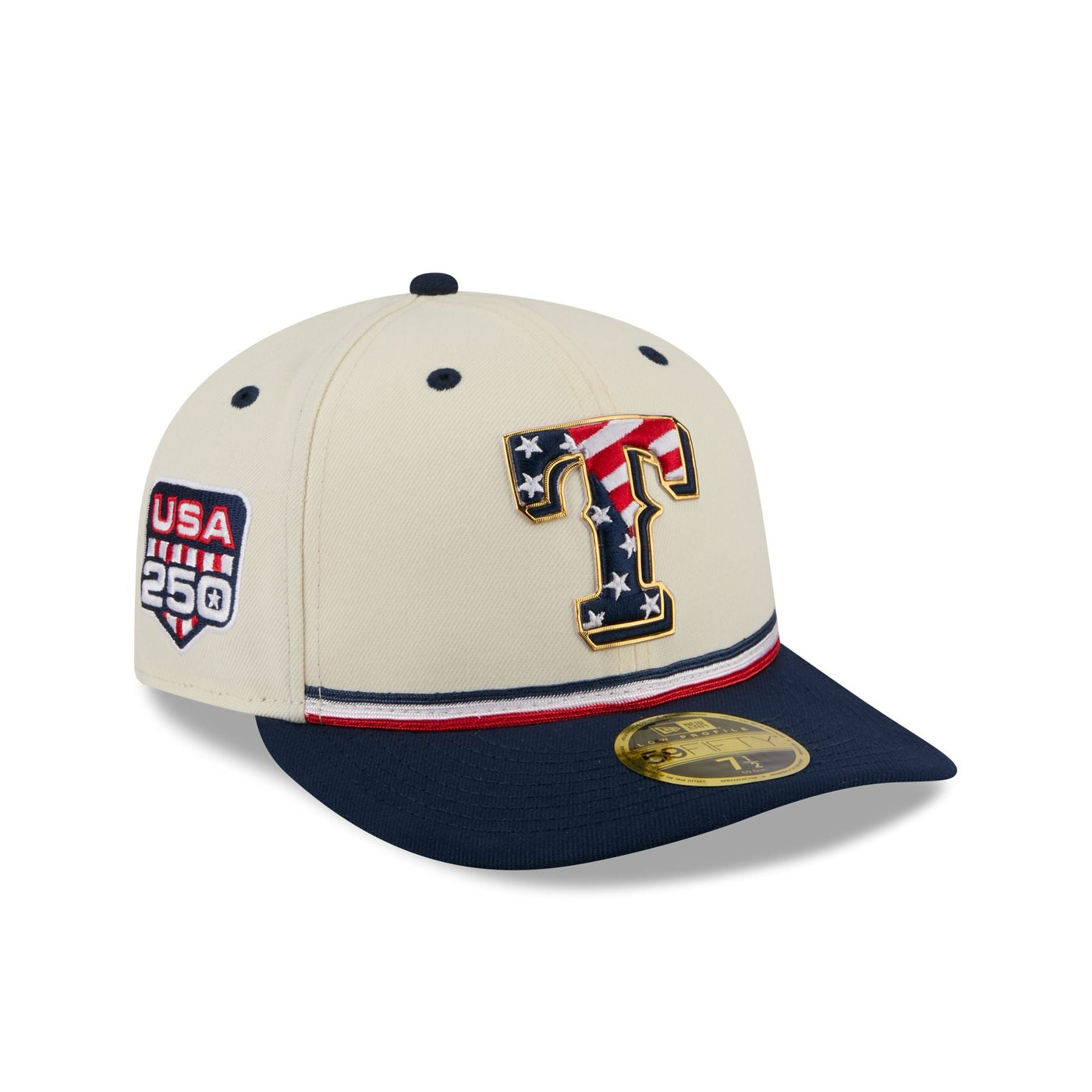 Texas Rangers Independence Day 2026 Low Profile 59FIFTY Fitted Hat