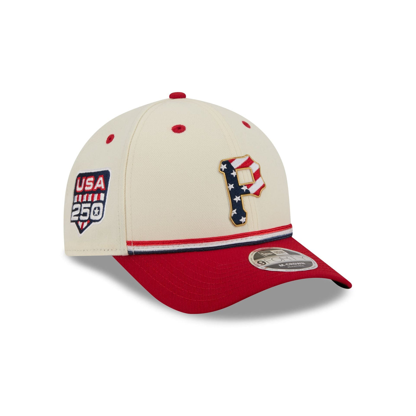 Pittsburgh Pirates Independence Day 2026 9FORTY M-Crown Snapback Hat