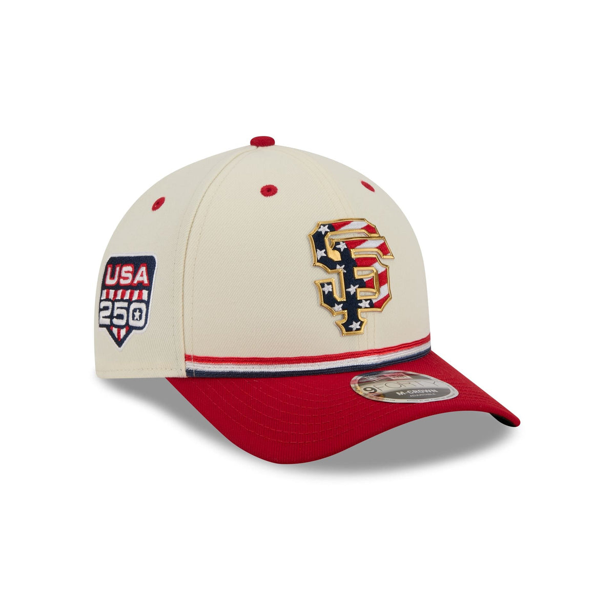 San Francisco Giants Independence Day 2026 9FORTY M-Crown Snapback Hat