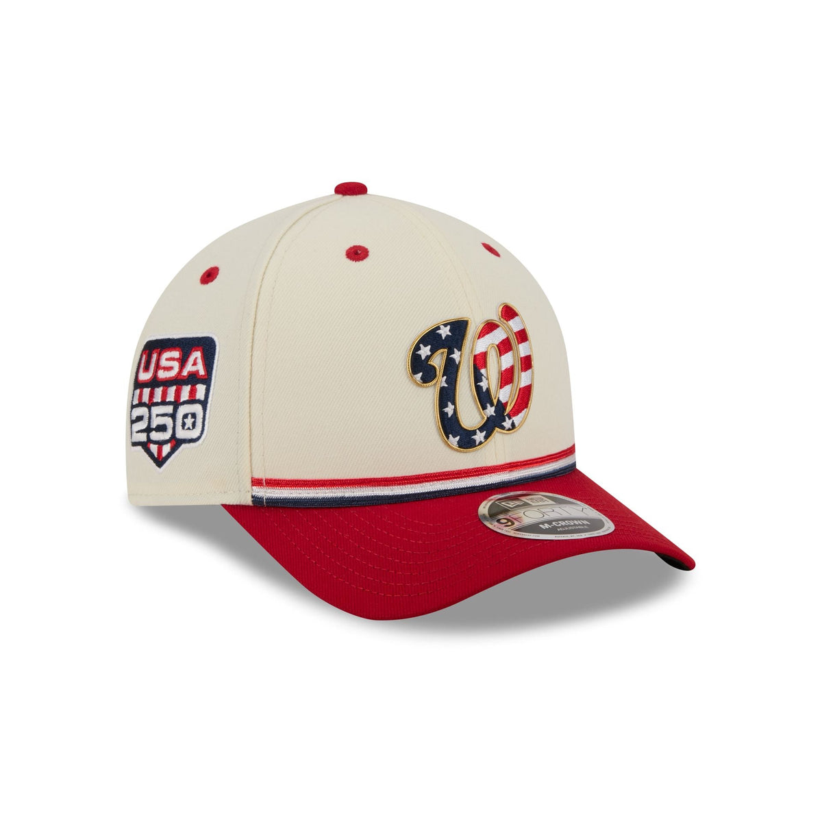 Washington Nationals Independence Day 2026 9FORTY M-Crown Snapback Hat