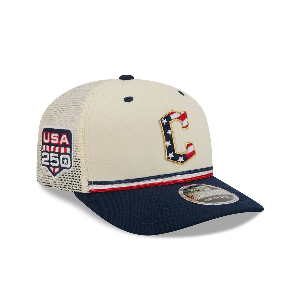 Cleveland Guardians Independence Day 2026 9SEVENTY Trucker Hat