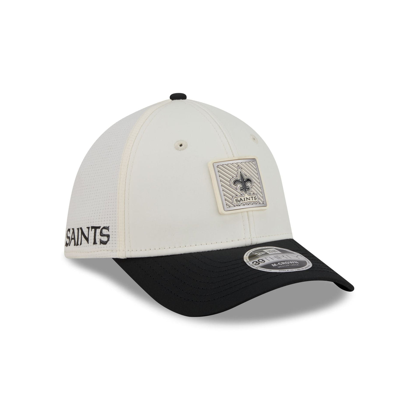 New Orleans Saints 2026 Training 39THIRTY M-Crown Stretch-Fit Hat