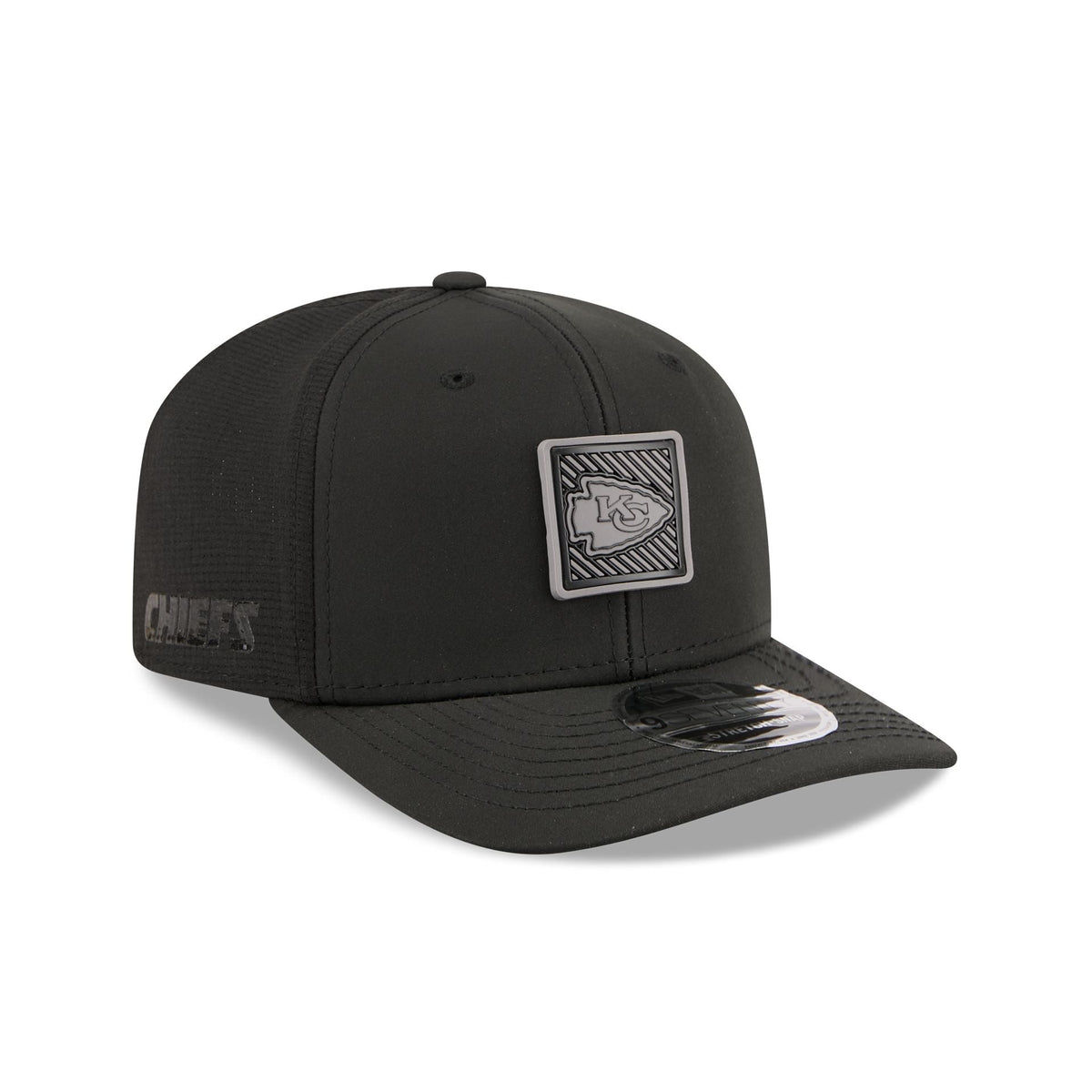 Kansas City Chiefs 2026 Training Black 9SEVENTY Stretch-Snap Hat