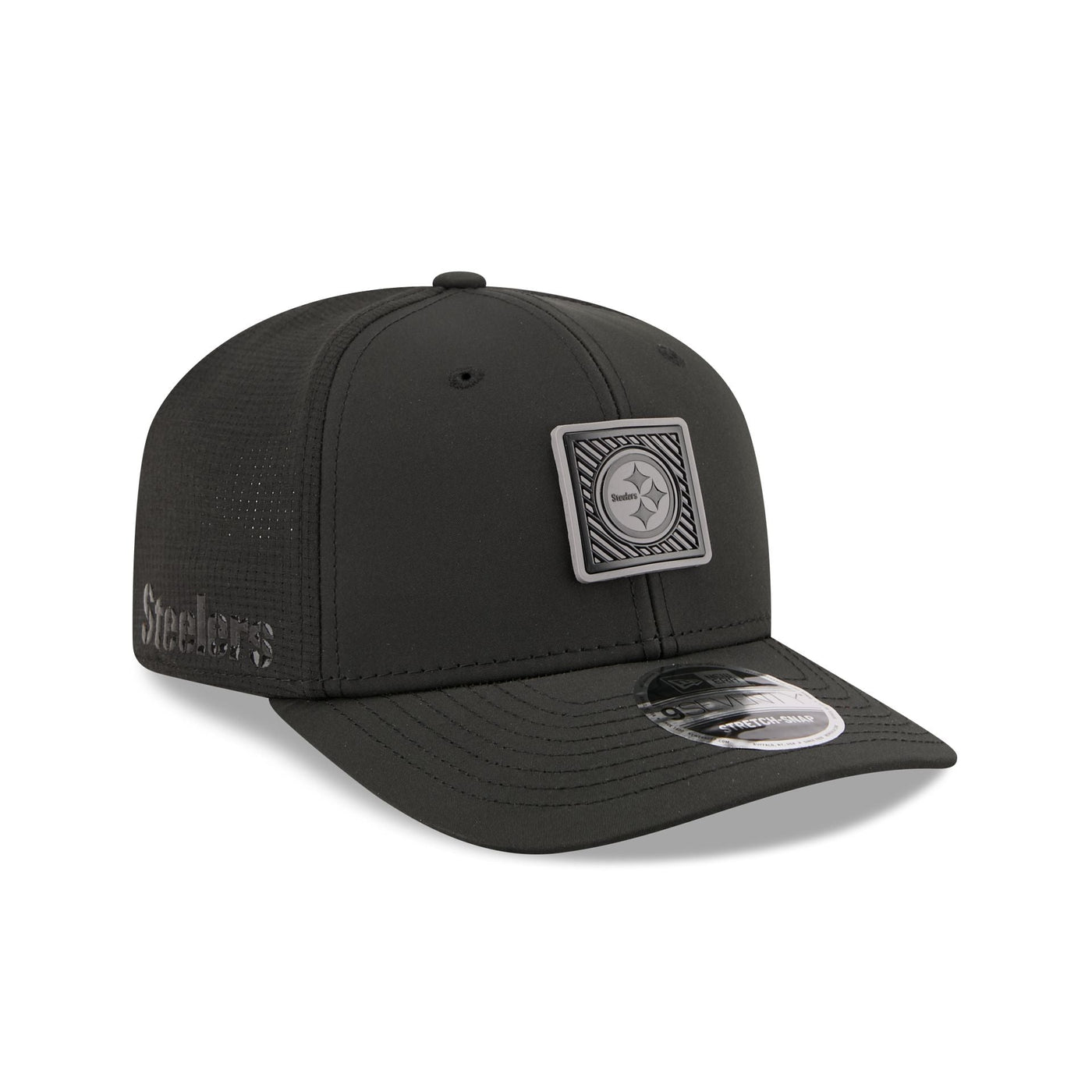 Pittsburgh Steelers 2026 Training Black 9SEVENTY Stretch-Snap Hat