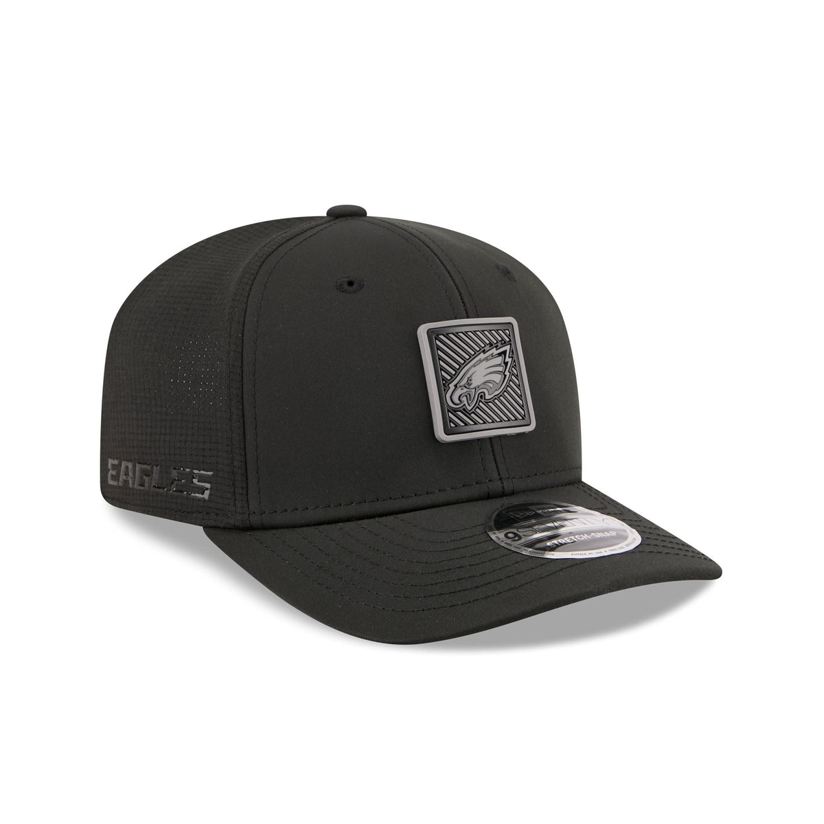 Philadelphia Eagles 2026 Training Black 9SEVENTY Stretch-Snap Hat