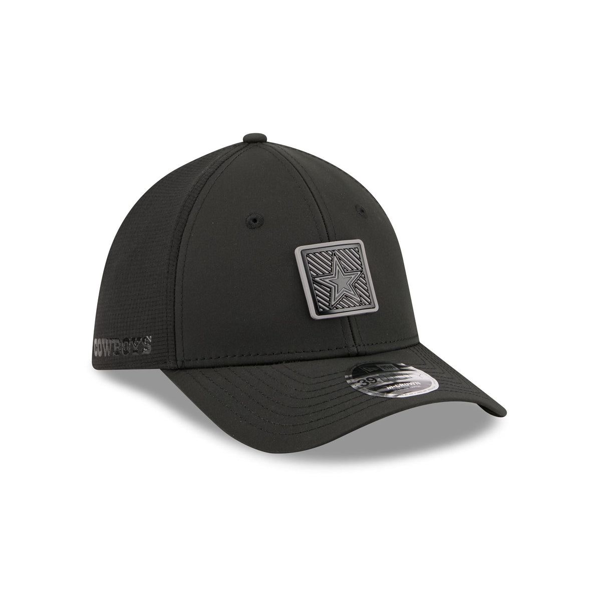 Dallas Cowboys 2026 Training Black 39THIRTY M-Crown Stretch-Fit Hat
