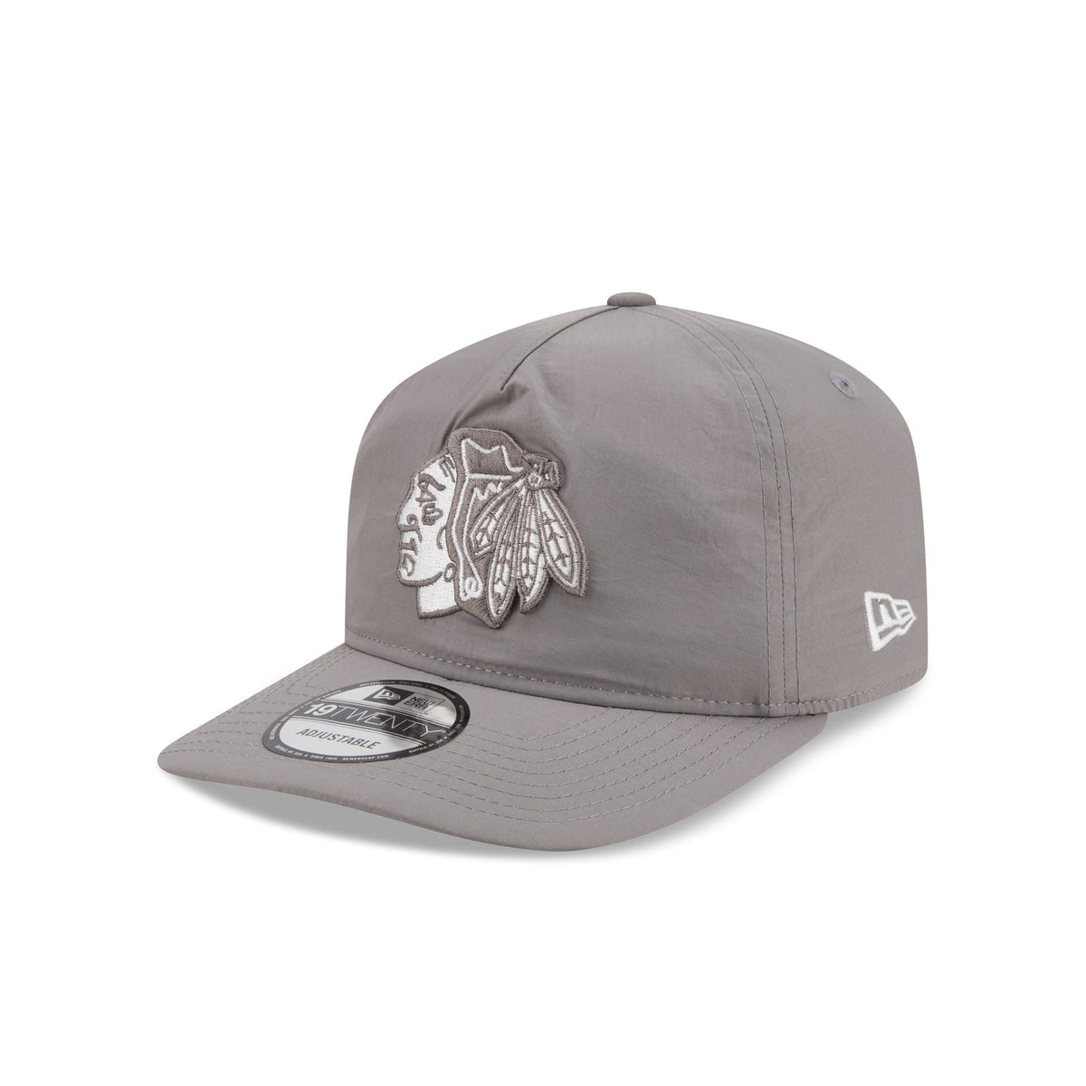 Chicago Blackhawks Gray Nylon 19TWENTY Adjustable Hat