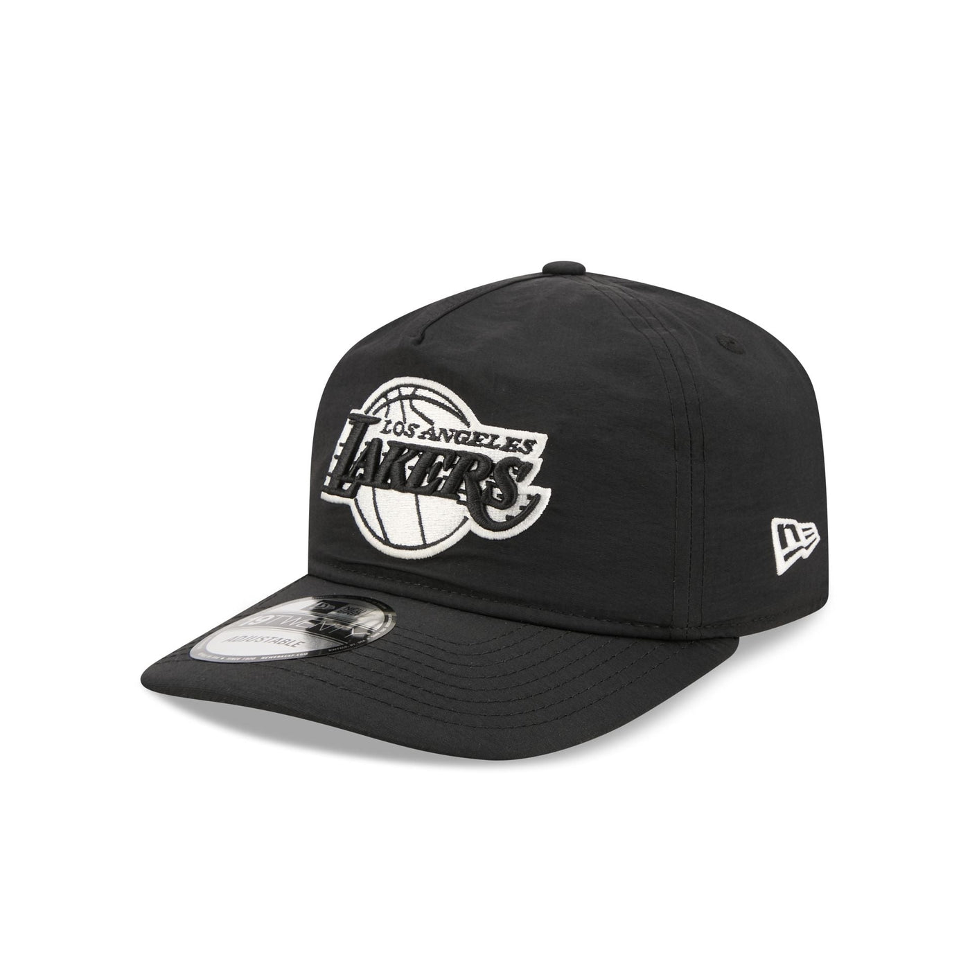Los Angeles Lakers Black Nylon 19TWENTY Adjustable Hat