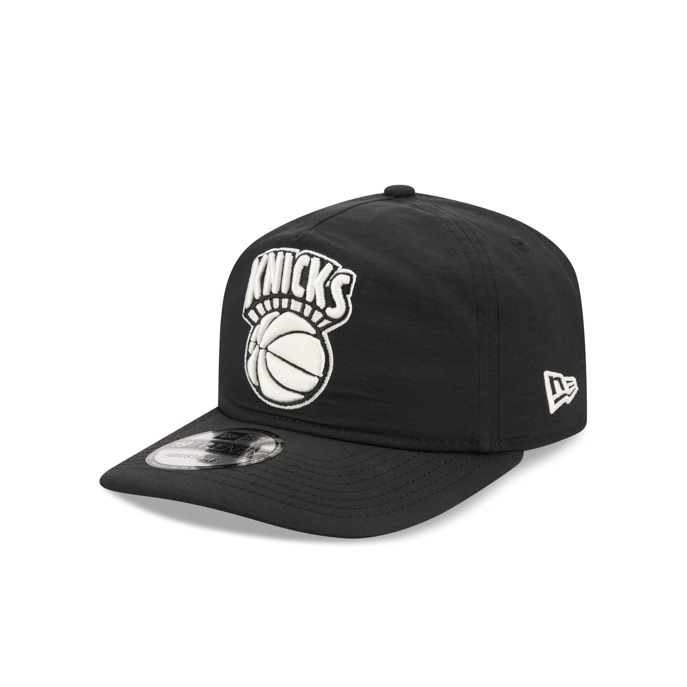 New York Knicks Black Nylon 19TWENTY Adjustable Hat