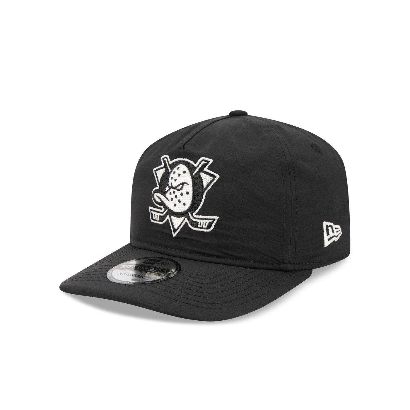 Anaheim Ducks Black Nylon 19TWENTY Adjustable Hat