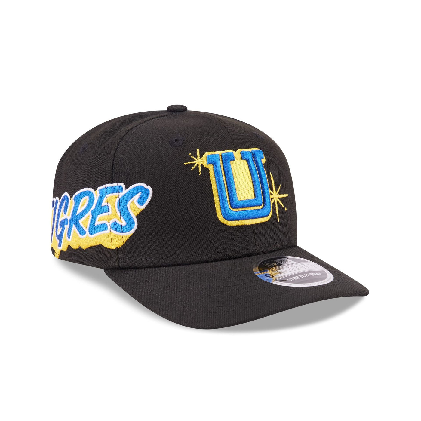 Club Tigres UANL Wordmark Side 9SEVENTY Stretch-Snap Hat