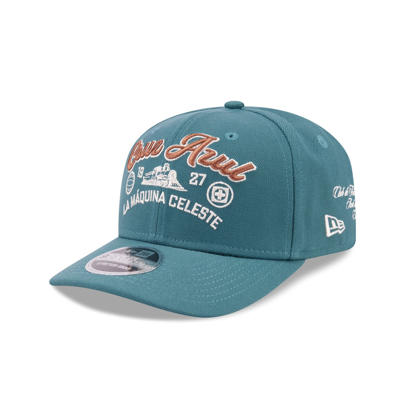 Cruz Azul Scripts Green 9SEVENTY Stretch-Snap Hat