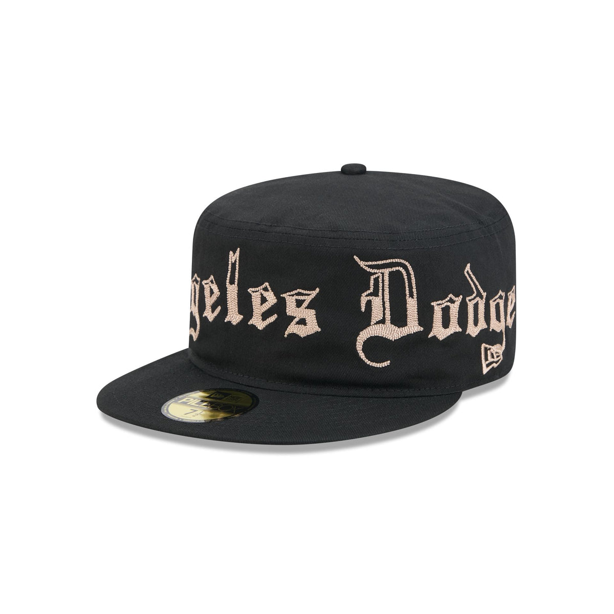 Los Angeles Dodgers Gothic Lettering Pillbox Hat
