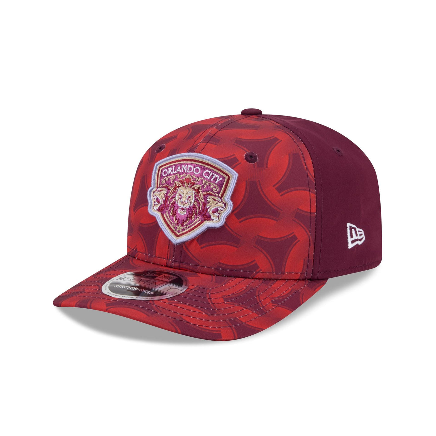 Orlando City SC 2026 Third Jersey Hook Red 9SEVENTY Stretch-Snap Hat