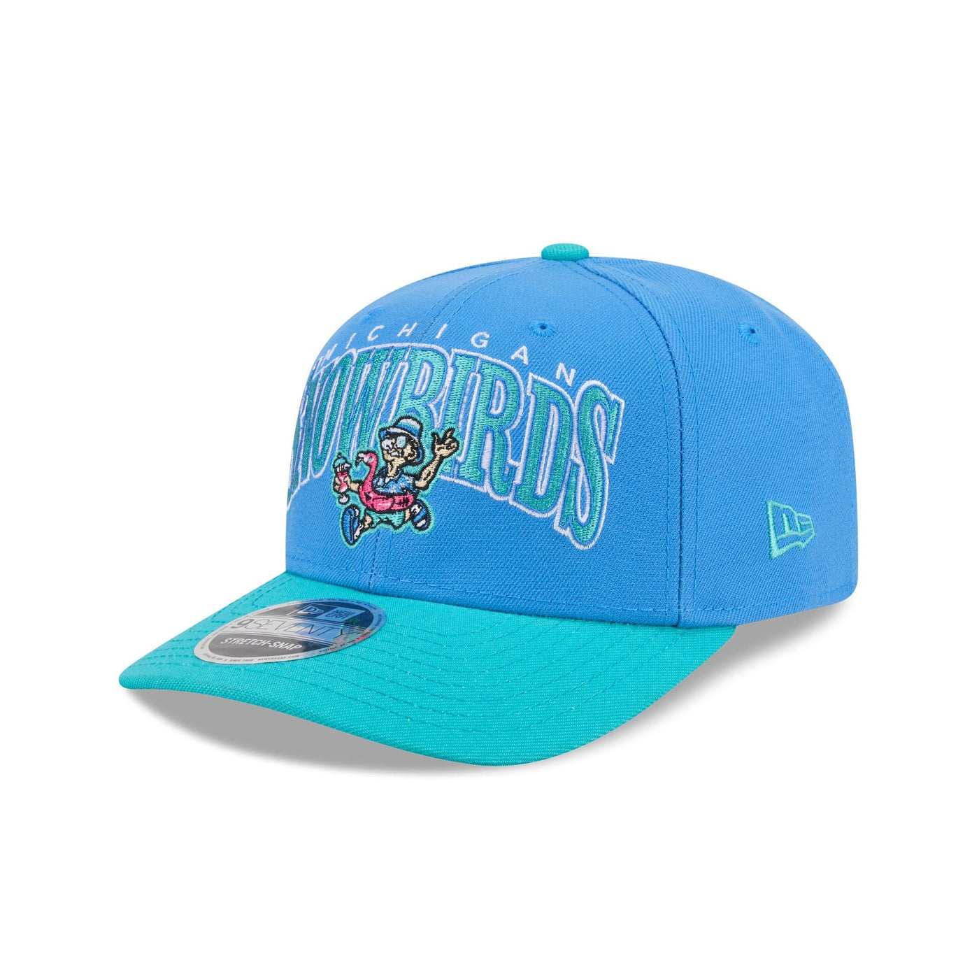 West Michigan Whitecaps Theme Night 9SEVENTY Stretch-Snap Hat