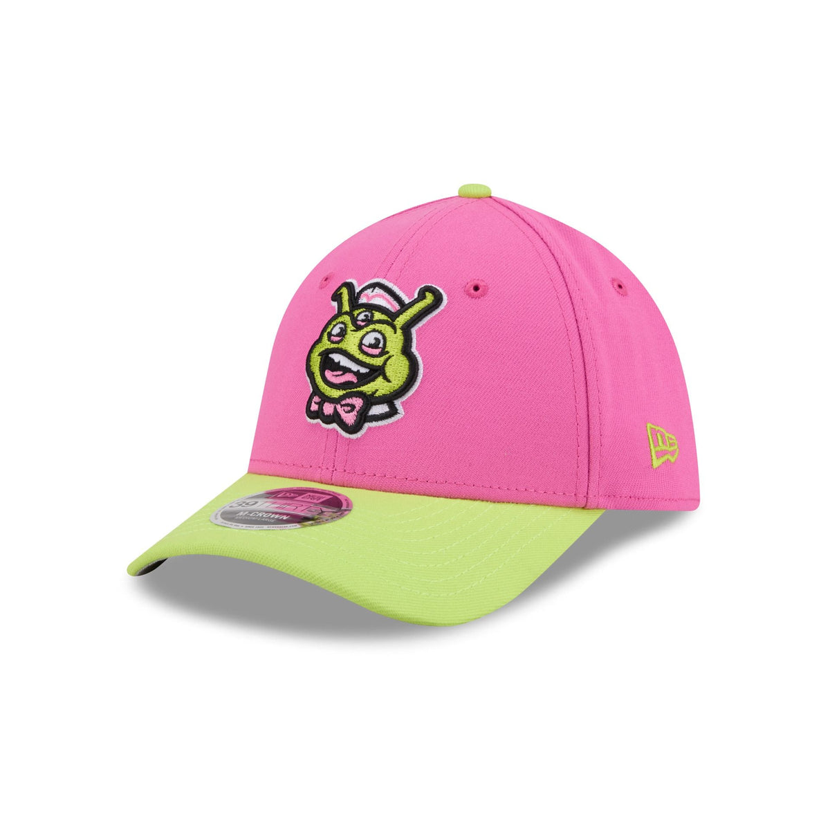 Binghamton Rumble Ponies Theme Night Pink 39THIRTY M-Crown Stretch Fit Hat