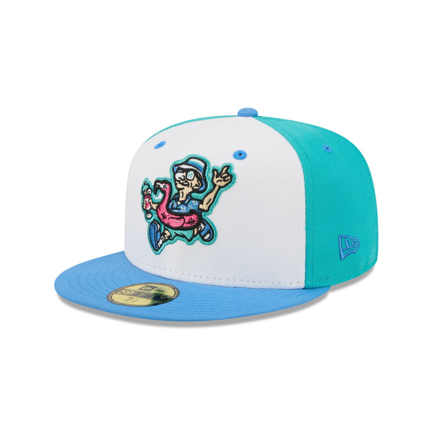 West Michigan Whitecaps Theme Night Teal 59FIFTY Fitted Hat