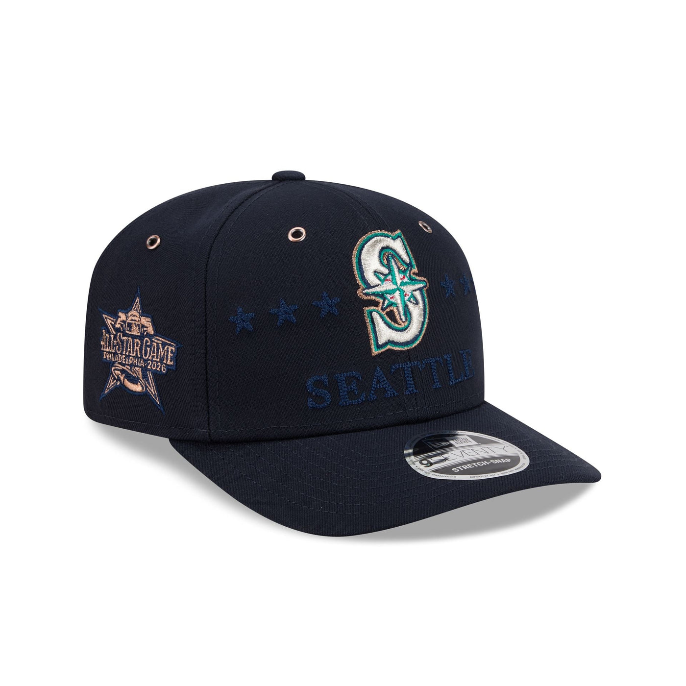 Seattle Mariners 2026 All-Star Game 9SEVENTY Stretch-Snap Hat