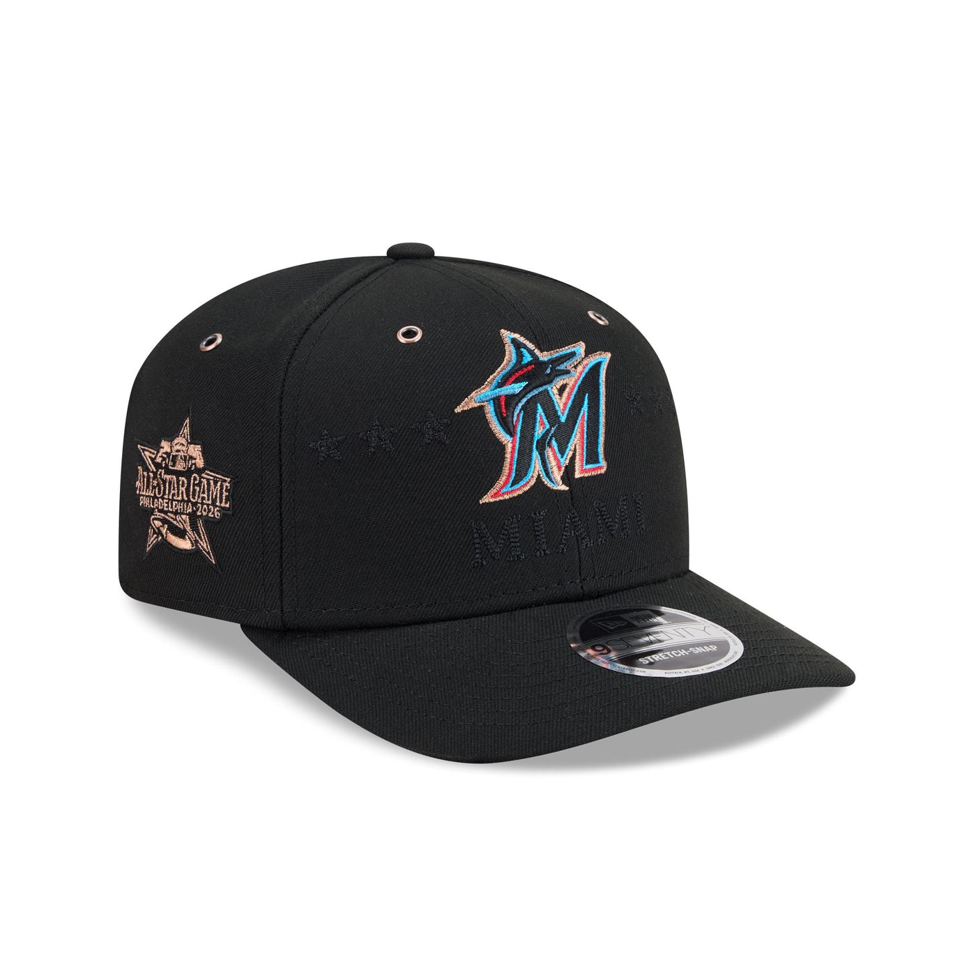 Miami Marlins 2026 All-Star Game 9SEVENTY Stretch-Snap Hat