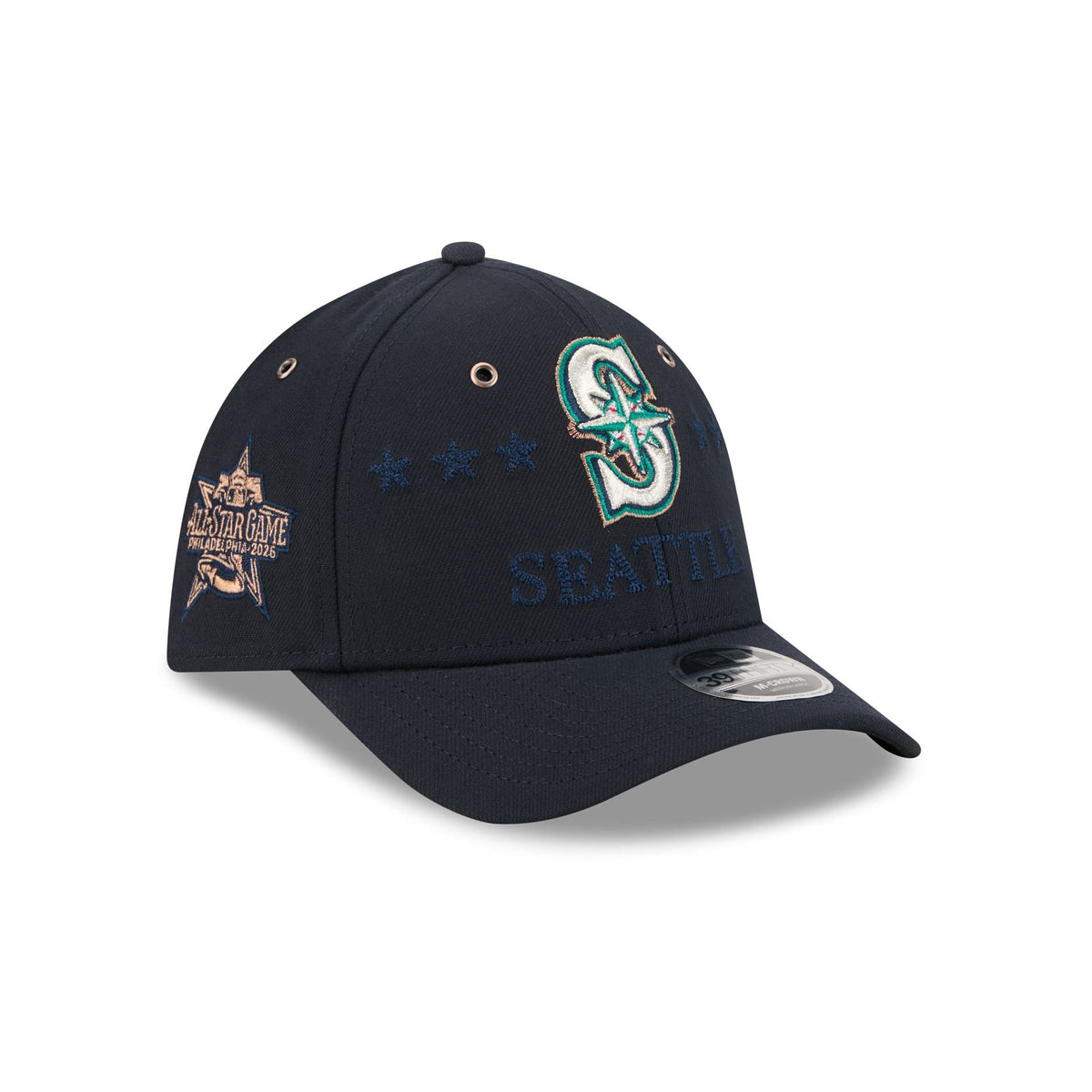 Seattle Mariners 2026 All-Star Game 39THIRTY M-Crown Stretch Fit Hat