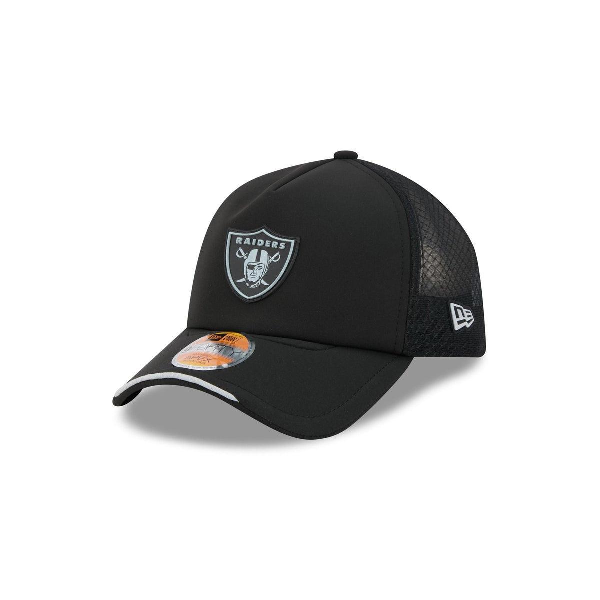 Las Vegas Raiders 2026 Sideline 9FORTY APEX Trucker Hat