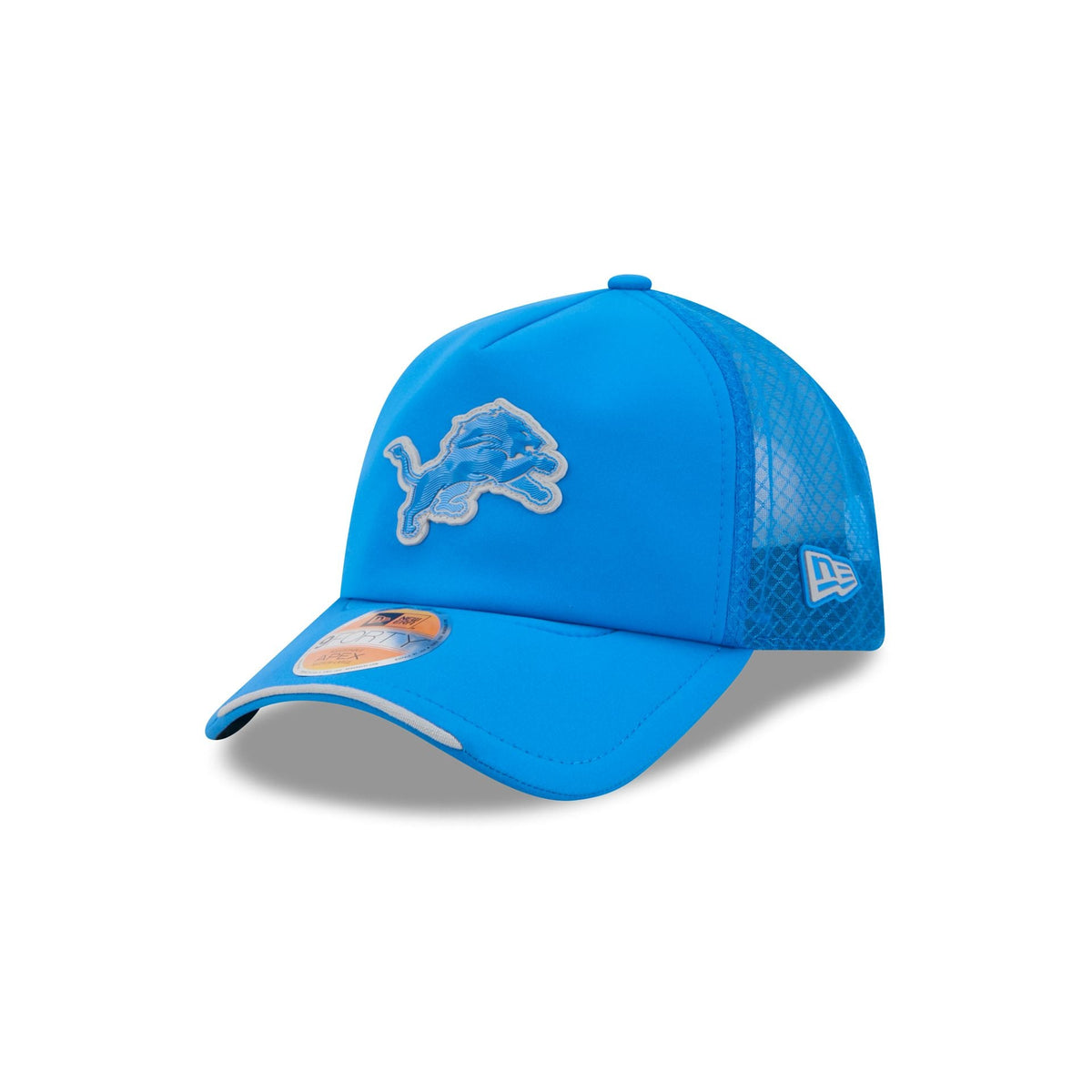Detroit Lions 2026 Sideline 9FORTY APEX Trucker Hat