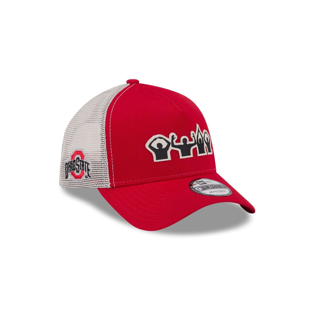 Ohio State Buckeyes Hand Signs 9FORTY A-Frame Trucker Hat