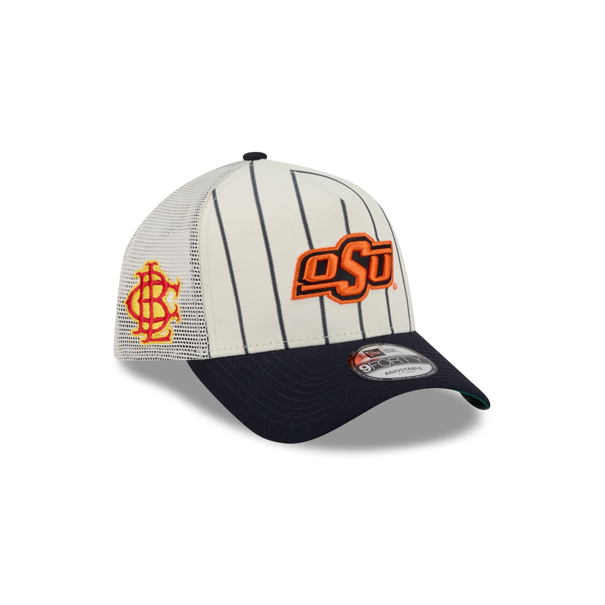 Big League Chew® x Oklahoma State Cowboys Pinstripe 9FORTY A-Frame Trucker Hat