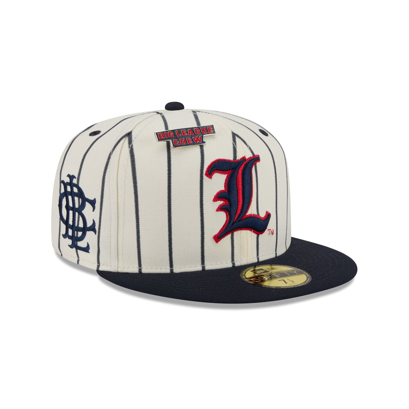 Big League Chew® x Louisville Cardinals Pinstripe 59FIFTY Fitted Hat