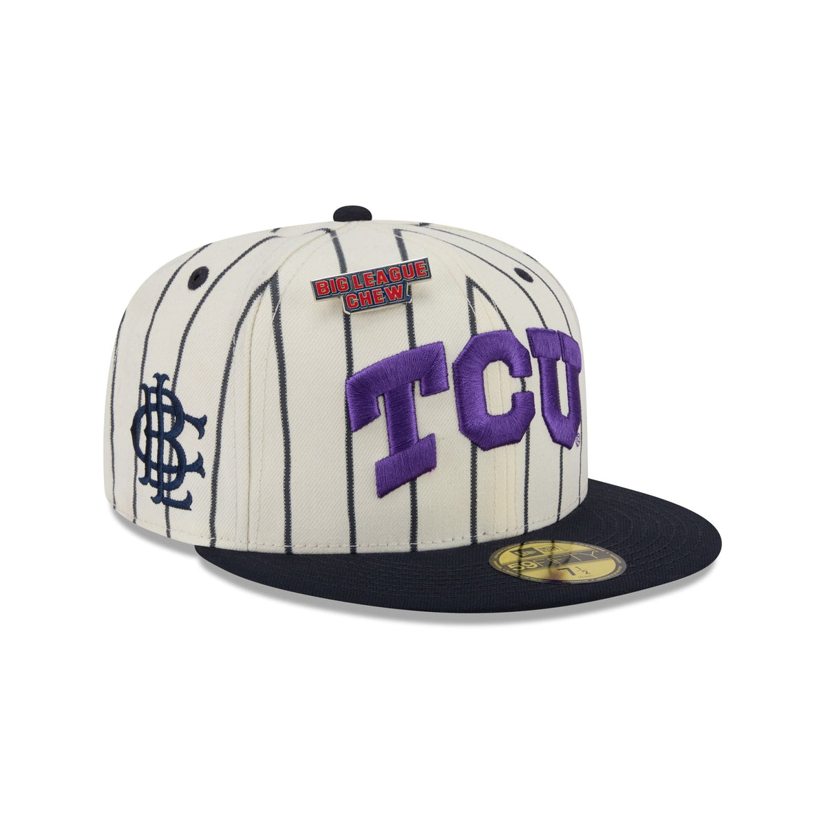 Big League Chew® x TCU Horned Frogs Pinstripe 59FIFTY Fitted Hat