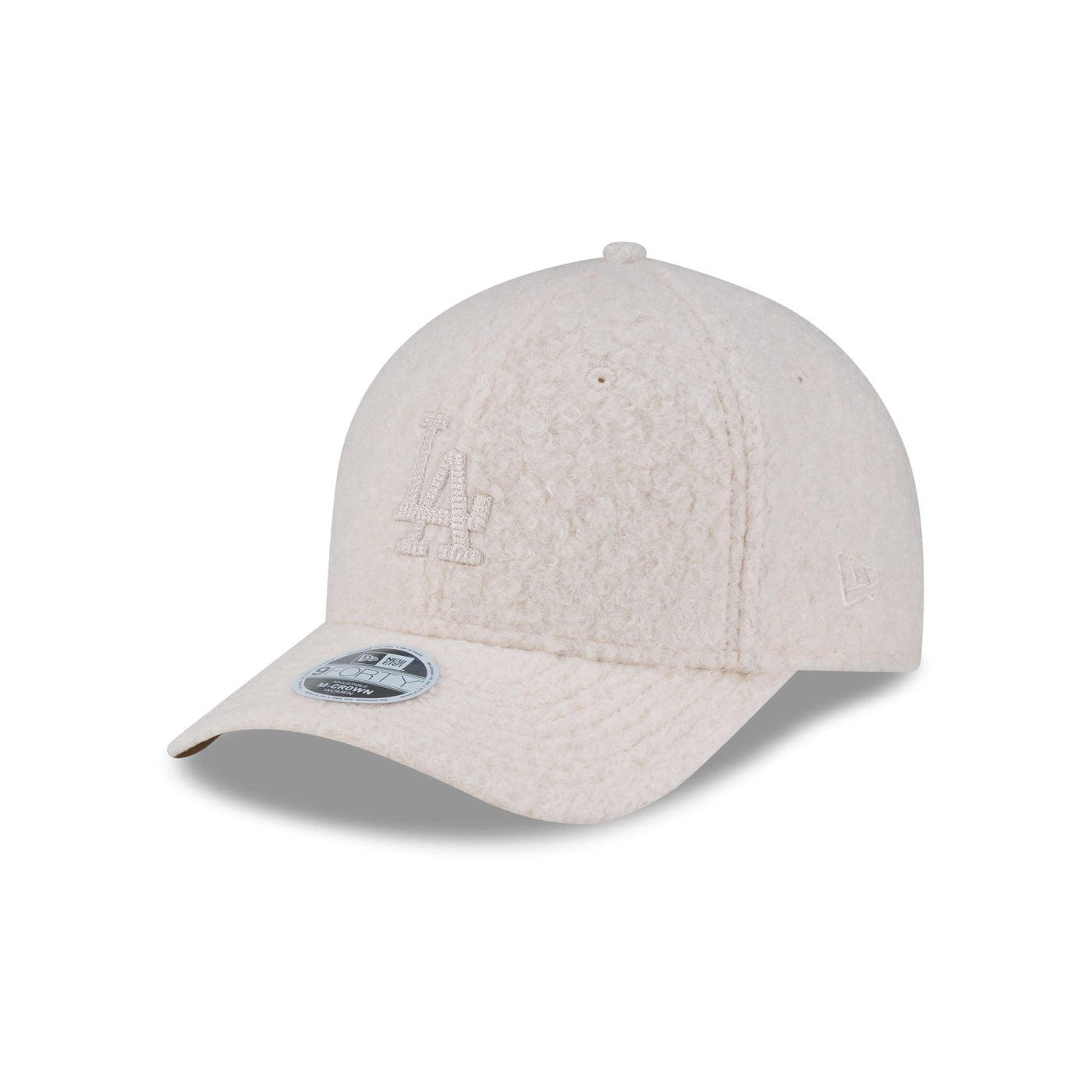Los Angeles Dodgers Cream Winter Borg Women's 9FORTY M-Crown Snapback Hat